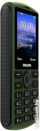 Мобильный телефон Philips Xenium E218 (зеленый)