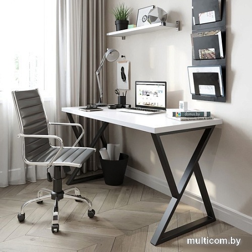 Стол Домус СП014B-8685 12.014.401.02 (черный/белый)