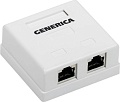 Розетка компьютерная Generica CS2-1C5EF-22-G