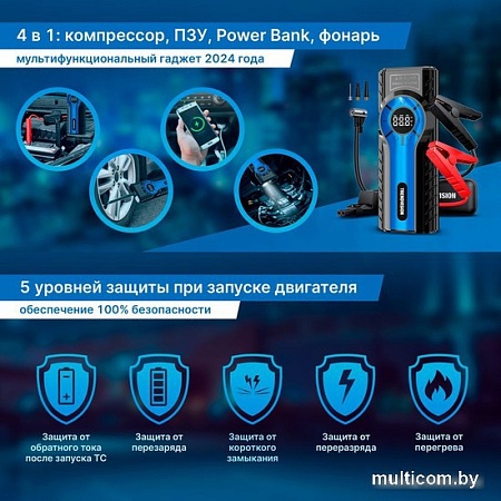 Портативное пусковое устройство TrendVision Start Compressor