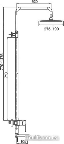 Душевая система Maxonor Pure Life PL2491