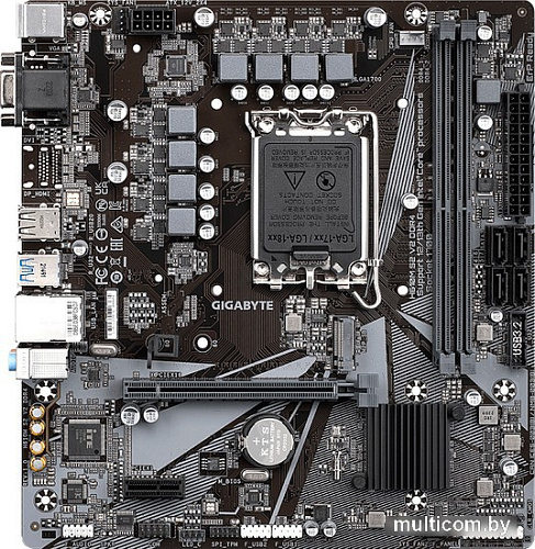 Материнская плата Gigabyte H610M S2 V2 DDR4 (rev. 1.0)