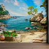 Фотообои ФабрикаФресок Фреска Солнечная гавань 685270 (500x270)