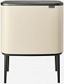 Система сортировки мусора Brabantia Bo Touch Bin 3x11 л (бежевый)