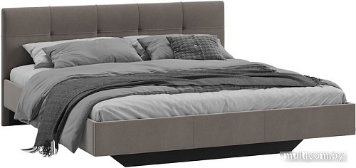 Кровать Трия Элис тип 1 с мягкой обивкой 180x200 (велюр мокко)