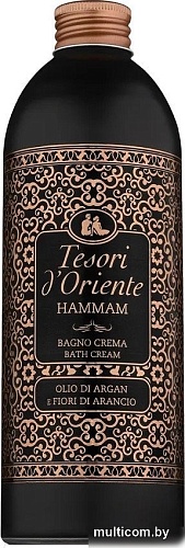 Tesori d'Oriente Крем-гель для душа Хаммам с аргановым маслом и цветком апельсина 500 мл