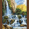 Набор для вышивания Риолис Пейзаж с водопадом 1194