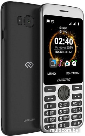 Мобильный телефон Digma Linx C280 (черный)