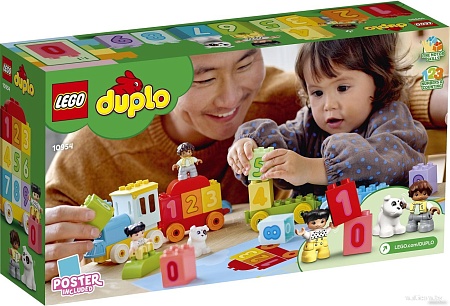 LEGO Duplo 10954 Поезд с цифрами — учимся считать