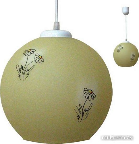 Подвесная люстра Элетех Ромашка НСБ 72-60 М50 1007000000 (шампань матовый)