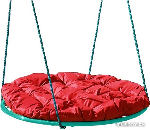 Подвесные качели M-Group Гнездо 1.2м 17039906 (красная подушка)