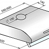 Кухонная вытяжка Elikor Олимпия H1M60 (белый)