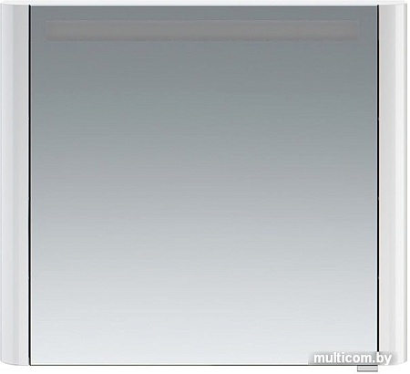 AM.PM Шкаф с зеркалом Sensation 80 M30MCR0801WG (правый, белый глянец)