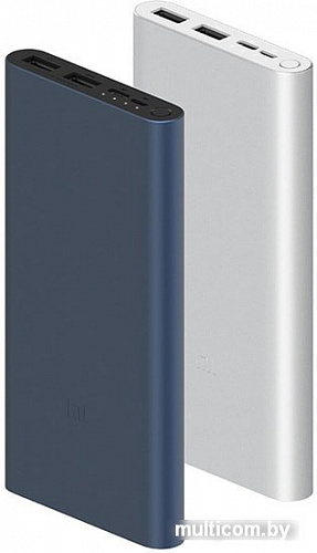 Портативное зарядное устройство Xiaomi Mi Power Bank 3 PLM13ZM 10000mAh (темно-синий)