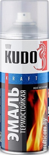 Эмаль Kudo термостойкая KU-5007 0.52 л (золотой)