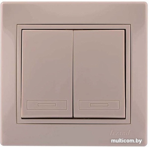 Выключатель Lezard Mira 701-0303-101 (кремовый)