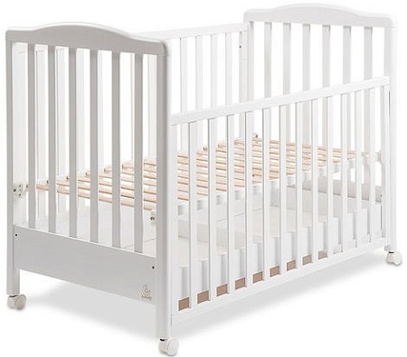 Классическая детская кроватка Italbaby Hello Flash 070.0015-05 (белый)