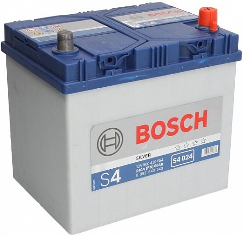 Автомобильный аккумулятор Bosch S4 024 (560410054) 60 А/ч JIS