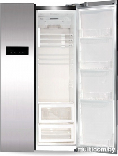 Холодильник side by side Ginzzu NFK-605 Steel