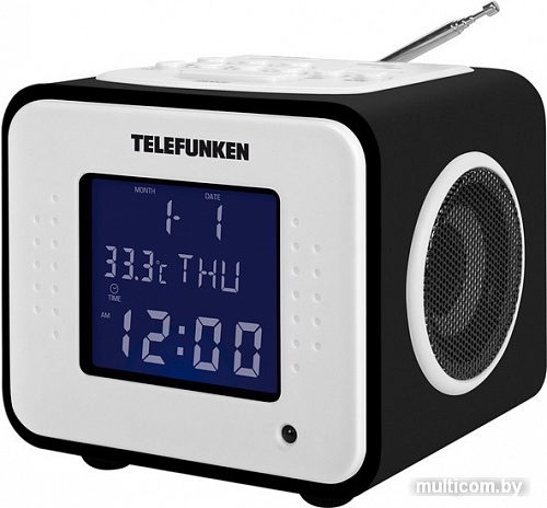 Радиочасы TELEFUNKEN TF-1575U (черное дерево)