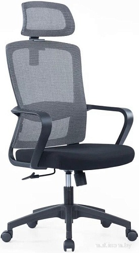 Офисное кресло SitZone U-060A (сетка/ткань, черный, крестовина пластик)