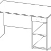 Стол Mio Tesoro Кастор 116x65 2.03.06.030.3 (дуб сонома)