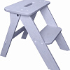 Лестница-стремянка Wood Step SFK-2(L) (2 ступени, белый)