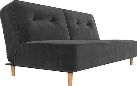 Диван Mebelico Портленд 108740 (БНП, велюр, серый)