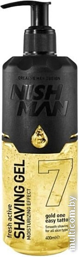 Гель для бритья Nishman 07 Gold One (400 мл)