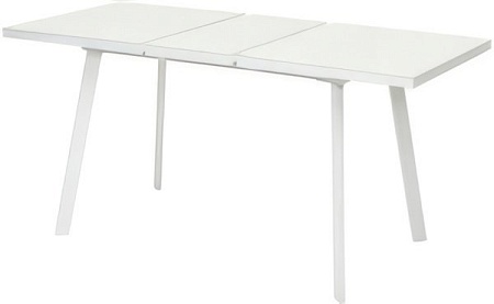 Кухонный стол M-City Фин 140 464M04117 (латте/белый)