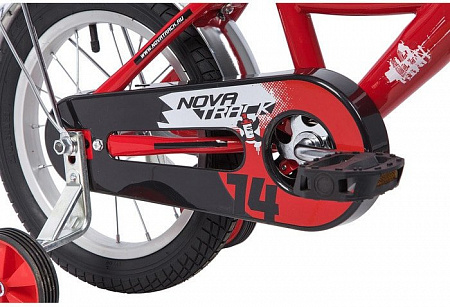 Детский велосипед Novatrack Urban 14 (красный/черный, 2019)