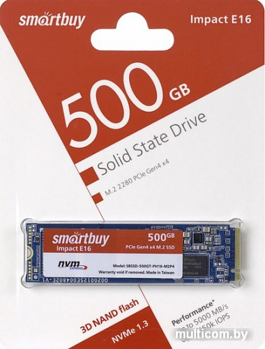 SSD Smart Buy Impact E16 500GB SBSSD-500GT-PH16-M2P4