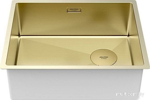 Кухонная мойка Paulmark Next-Skew 54 UNI PM885444-LG (золото/светлое золото)