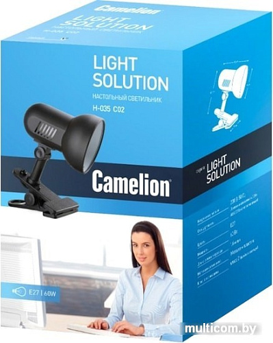 Настольная лампа Camelion H-035 C012 7197 (черный)