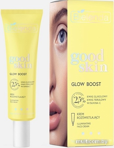 Bielenda Крем для лица Good Skin Glow Boost с гликолевой кислотой витамином С (50 мл)