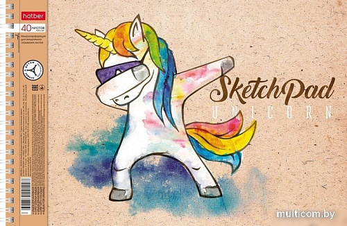 Альбом для рисования Hatber Look at my DAB 40А4Всп_18934 (40 л.)