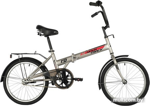 Детский велосипед Novatrack TG-20 Classic 1.1 2021 20NFTG301.GR21 (серый)