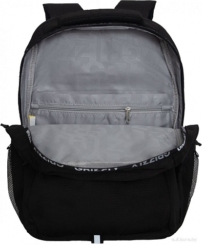 Городской рюкзак Grizzly RU-432-3 (черный/серый)