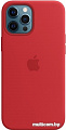 Чехол Apple MagSafe Silicone Case для iPhone 12 Pro Max (красный)