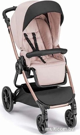 Универсальная коляска CAM Avant (2 в 1, розовый/черный/рама розовое золото)