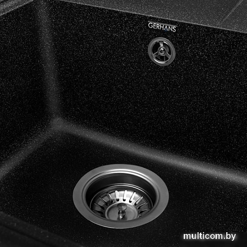 Кухонная мойка Gerhans B15 (черный)