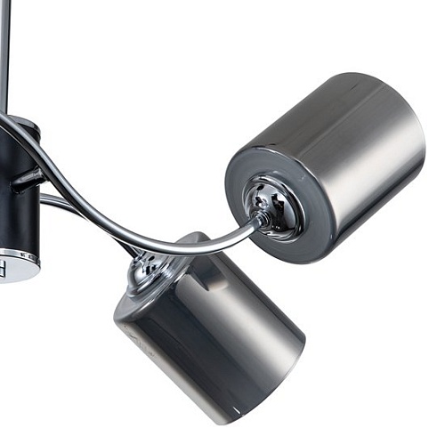 Люстра средней высоты Escada 661/4PL E27*60W Black/Chrome