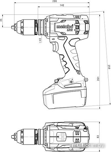 Дрель-шуруповерт Metabo BS 18 LTX Impuls Set