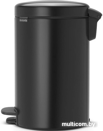 Brabantia Pedal Bin NewIcon 12 л (черный матовый)