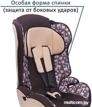 Автокресло Zlatek Atlantic Print (жираф)