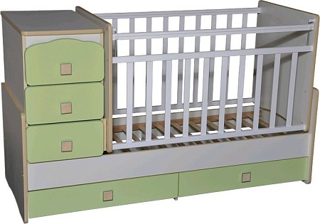 Детская кроватка Антел Ульяна-2 (клен)