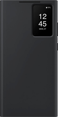 Чехол для телефона Samsung Smart View Wallet Case S23 Ultra (черный)
