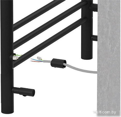 Полотенцесушитель Aquatek Бетта П7 500x700 (Quick Touch, черный муар)