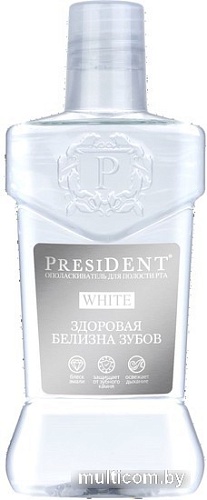 Ополаскиватель для полости рта PresiDent White Здоровая белизна 250 мл