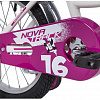 Детский велосипед Novatrack Urban 16 (белый/фиолетовый, 2019)